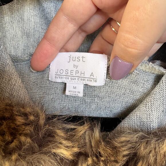 Y2K Scene Faux Fur Hood Sleeveless Top 2011 Gyaru Poncho Rave Alt Medium - Picture 7 of 8